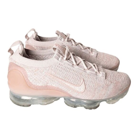 NIKE Air VaporMax 2021 Flyknit "Pink Oxford' Running Shoes Size 8 - Picture 3 of 9